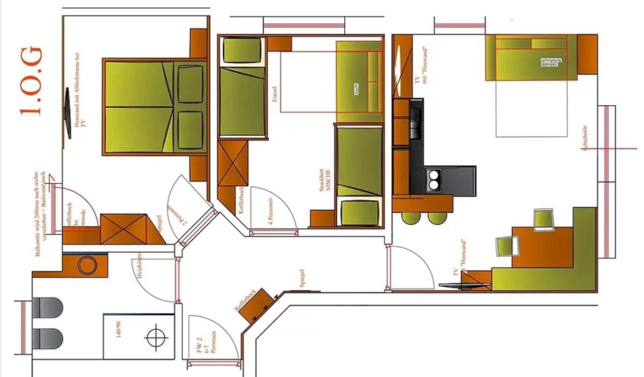 Haughof Apartement Lärchenweide Verano Bagian luar foto